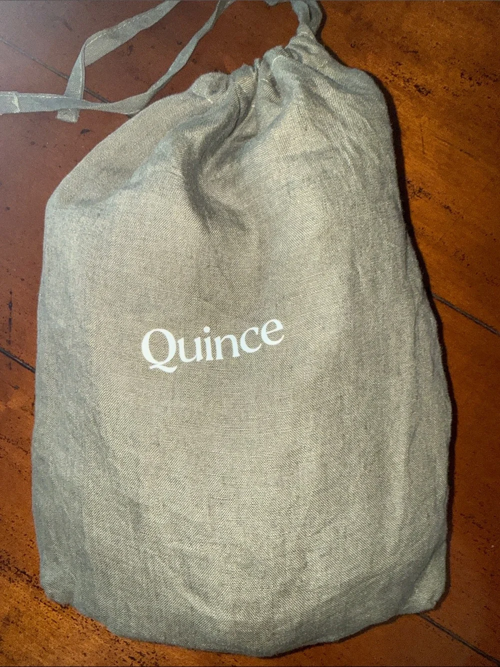 EUC Quince European Linen Pillowcases Dusty Olive Standard Set of 2